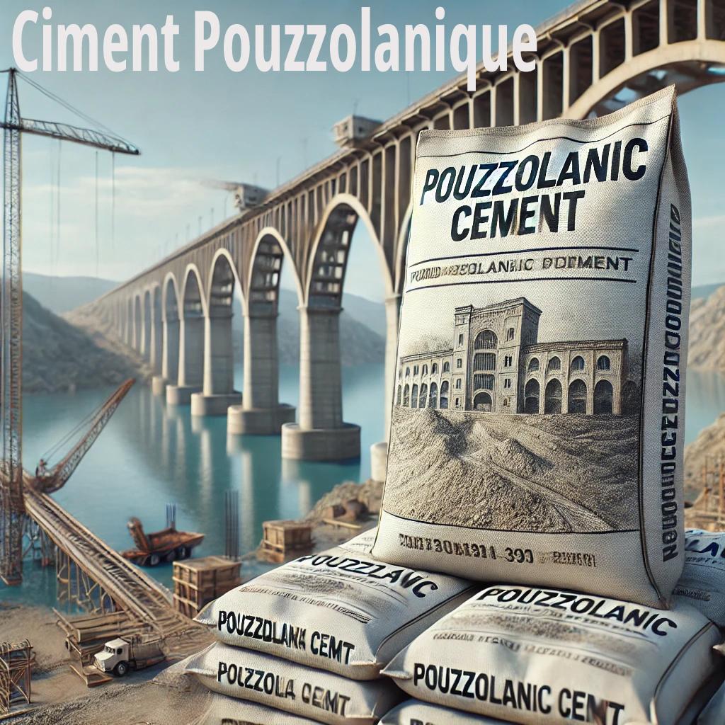 Découvrez tout sur le ciment pouzzolanique : composition, fabrication, avantages, performances et normes.