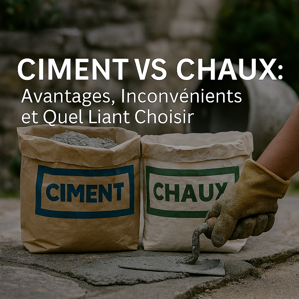 Ciment vs chaux.