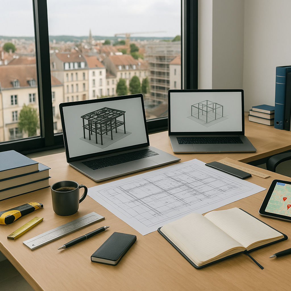 Trouvez un bureau d’étude structure adapté à votre projet.